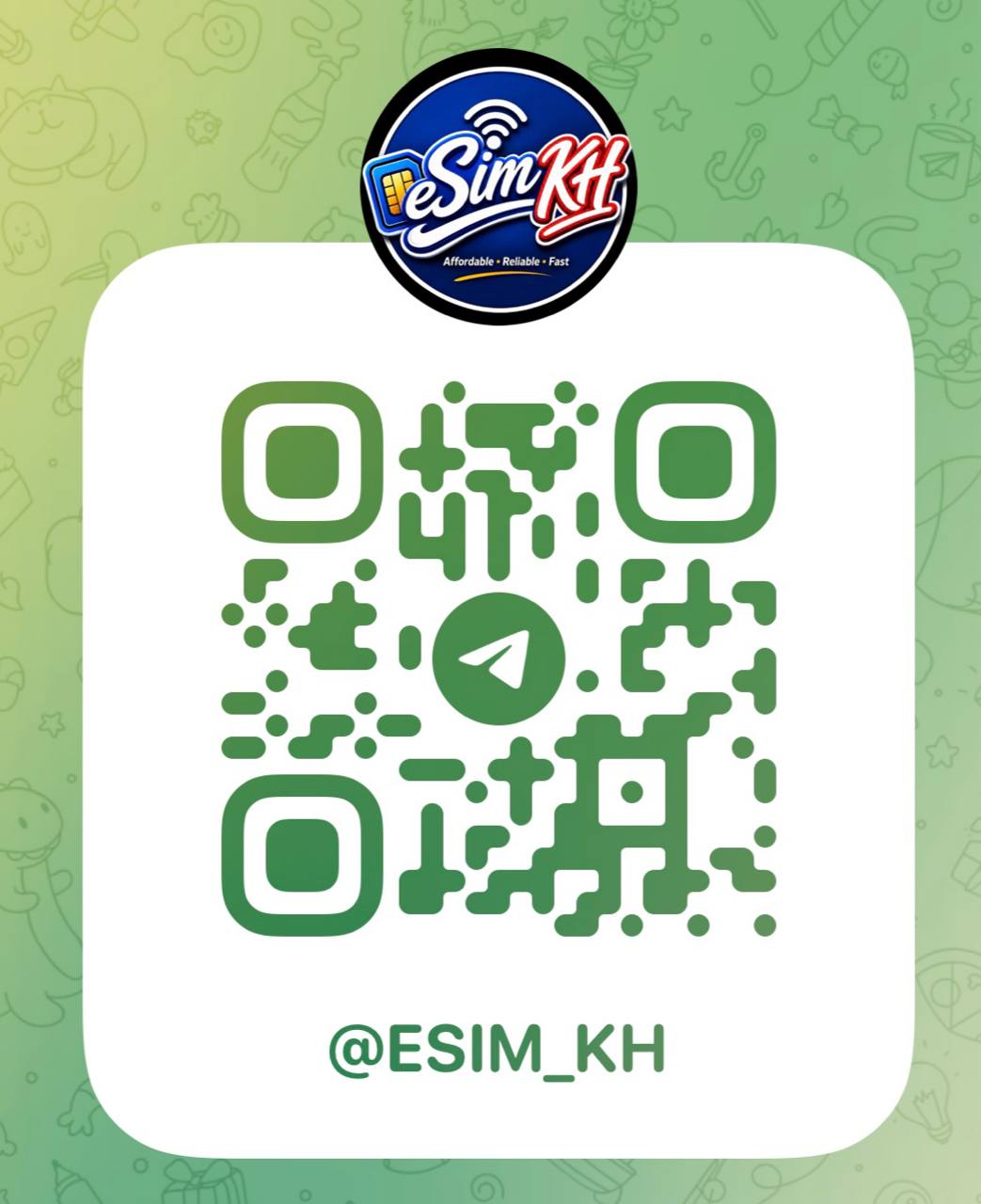 Telegram @esim_kh